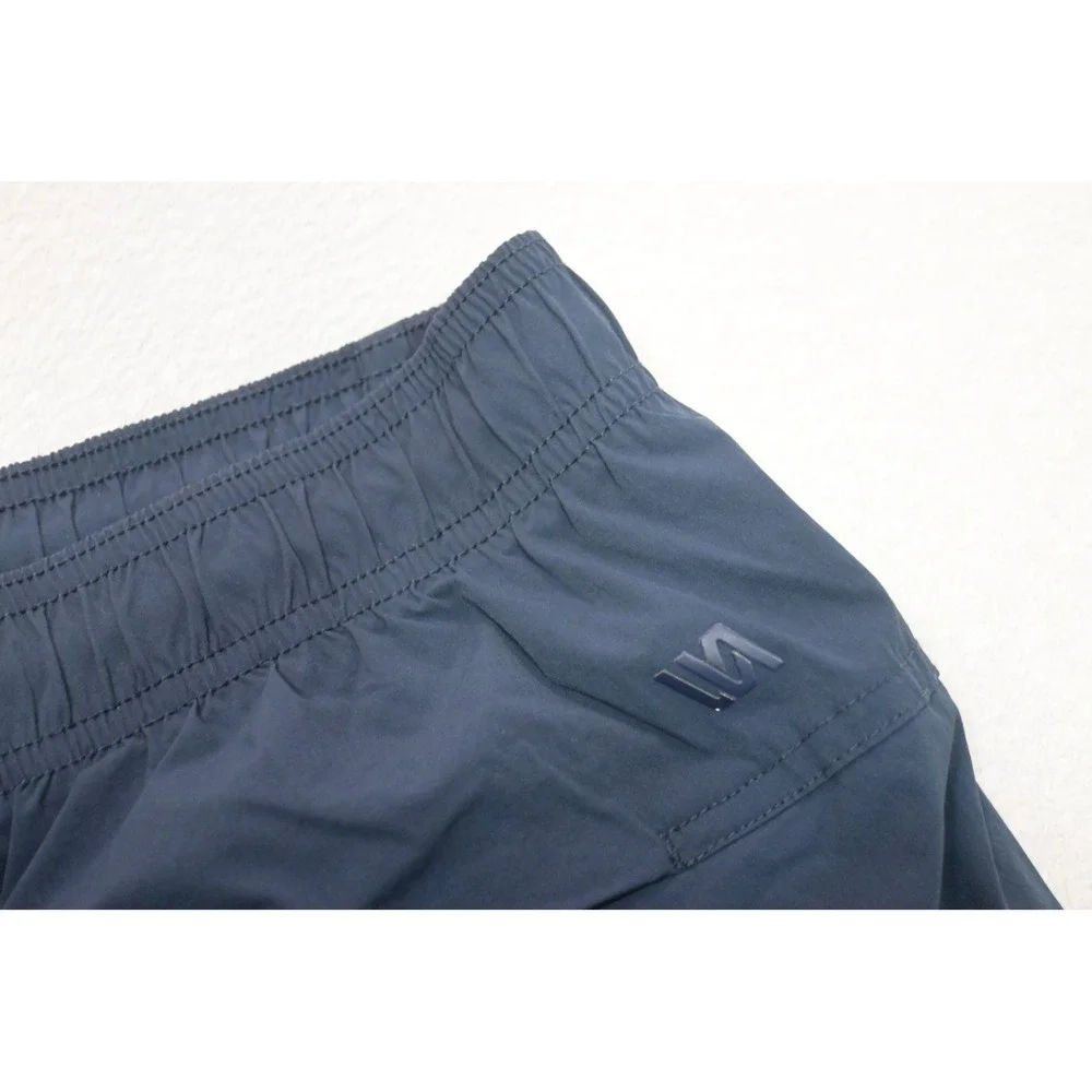 VRST Athletic Gym Shorts Men Large Navy Blue Drawstring Mesh Lined Excellent
